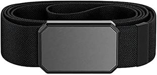 ETHEL men's stretch nylon belt, tactical belt with magnetic aluminum buckle, suitable for all occasions