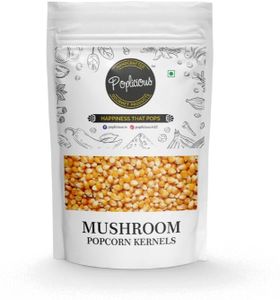 Poplicious Gourmet Mushroom Popcorn Kernels| Pack of 475 gm