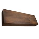 Wilson Wood Decor - Rustic Farmhouse Wood Shelf - (3" Thick x 8" Wide) Reclaimed Fireplace Mantel Shelf (36 Inches, Coffee)