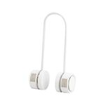 Bladeless Neckband Rechargeable Portable Fan - Rolling White