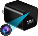 BIGASUO Mini Hidden Camera 1080p Full HD Plug & Play Spy Cam Secret Camera for Home Hidden & Office Use Mini Spy Camera Works While Charging Supports 256GB Security Surveillance (1029) (BLACK, TMY-06)