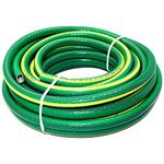 Garden Hose Pipe, 25 m / 82 ft Long, Premium Non-Kinking Reinforced 6 Layer Non-Toxic 1/2" Watering Irrigation Hosepipe for Outdoor Garden Lawn Watering, Phthalate Free (Green)