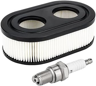 Air Filter Spark Plug for Troy-Bilt TB110 TB115 TB200 TB230 TB330 TB370 Walk Behind Lawn Mower