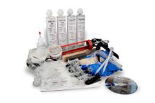 Applied Technologies 10' Fast Set Concrete Foundation Crack Repair Kit-Polyurethane Foam Stops Water from Leaking Through a Basement Crack-Our Most Popular DIY Concrete Crack Repair Kit