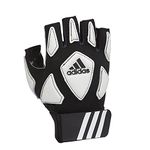 adidas Scorch Destroy 2 Lineman Adult Gloves, Half Finger, Black/White, X-Large