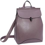 HESHE Leather Backpack Purse for Women Convertible Satchel Handbags Fashion Back Pack Purse Travel Everything Bag, Lilac, (L)10.92" * (H) 11.7" * (W) 4.68" in, Daypack Backpacks