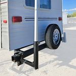 EEZ RV Products RV Starlink(Flag)Pole Frame/Hitch/Bumper Mount 3 in 1，Fits Poles up to 2.50 inches O.D.