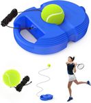 WOW Fitness World Tennis Trainer Rebound Ball with String Solo Tennis Trainer Set Self Tennis Practice Ball with String Cricket Trainer Rebound Ball with Rope Fill Sand or Water(No Racket Included)