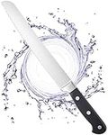 Professional Serrated Bread Kitchen Knife - 20cm/8” Full Tang Blade Forged from Taper Ground Stainless Steel, Traditional Triple Rivet. Sharper for Longer. Harrow Set by Taylors Eye Witness