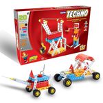 Soulmate Senior Techno| STEM Mechanical and Educational DIY Toy kit for Kids| 20 Models | 115+ Metal, Plastic Puzzle Pieces| Model Building Engineering Game Gift for Kids| Age 8+ |Multicolour