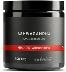 Toniiq 26,000mg 20x Concentrated Extract - 10% Withanolides - Ultra High Strength Ashwagandha Capsules - Wild Harvested in India - Highly Concentrated and Bioavailable Supplement - 90 Veggie Capsules