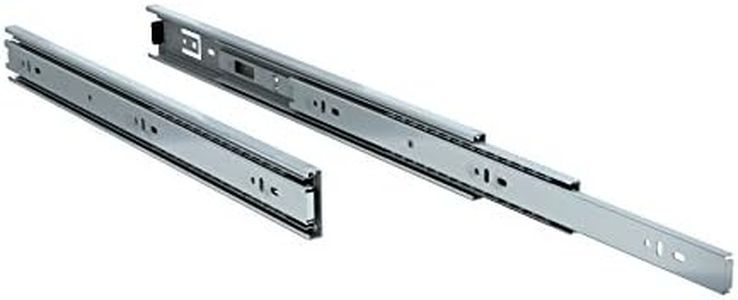 TCH Hardware 100 LB Steel Full Extension Ball Bearing Drawer Slide Rail - Kitchen Cabinet Desk Drawer - 14" 16" 18" 20" 22" 24"