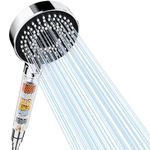 dothnix Filter Shower Head, High Pressure Shower Head with 5 Spray Modes, Universal Hard Water Filter Showerhead for Residual Chlorine Removal