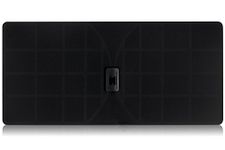 RGTech Monarch 50 Black Indoor Freeview HDTV Aerial - True 50 Mile Multidirectional Flat Paper-Thin Antenna with 4G filter for Maximum Freeview/UHF/VHF/FM/USB TV Tuner/DVB-T/DVB-T2/DAB radio reception