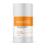MAGSOL Natural Deodorant for Women & Men - Womens Deodorant with Magnesium - Perfect for Ultra Sensitive Skin, Aluminum Free Deodorant for Women, Baking Soda Free (Sweet Orange)