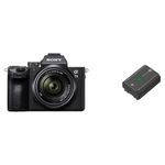 Sony Alpha 7M3K Full-Frame Camera (28-70mm Zoom Lens) with Rechargeable Battery (FZ100) | 24.2 MP | 4K Full Frame | Real-Time Eye Auto Focus | Tiltable LCD, Low Light Camera - Black