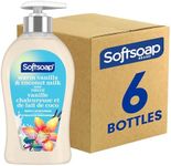 Softsoap Warm Vanilla & Coconut Milk Scent Liquid Hand Soap, Moisturizing Liquid Hand Soap, 11.25 Ounce, 6 Pack