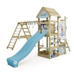 Disney's Frozen Story play tower by Wickey - climbing frame, climbing tower, garden play equipment for children - outdoor wooden garden playground with sandpit