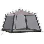 Coleman Screened Canopy Tent with Instant Setup, 11x11ft Portable Screen Shelter with 1-Minute Setup for Bug-Free Lounging, Great for Beach, Yard, Picnic, Park, Camping, & More