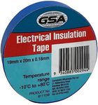 GSA Electrical Insulation PVC Tape, Blue, 20 m x 19 mm