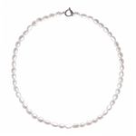 8-9MM Freshwater Cultured Baroque Pearl Necklace for Women, 20 Inches