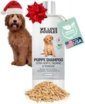 Puppy Shampoo & Conditioner | Made in USA | Organic Ingredients | Tear Free | Best Shampoo for Puppies | Sensitive & Itchy Skin Wash | Oatmeal Bathing | Tearless, Unscented, 8oz [We Love Doodles]