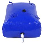 Kingdder Large Capacity Water Storage Bladder Emergency Water Bladder Tanks Foldable Water Storage Tank Portable Rainwater Bag for Drought Resistance Fire Protection Agricultural Irrigation(110L)