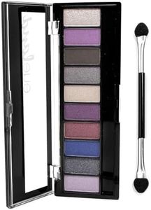 Palladio Eyeland Vibes, Escape to the Tropics, 10 Count Eyeshadow Palette, 5 Curated Palettes, Seductive Nudes to Vibrant Hues, Complimentary Shades, Day and Night Looks, Rich Pigment, Cabana