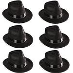 Funny Party Hats Black Fedora Gangs