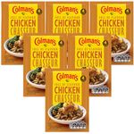 Colmans Chicken Chasseur Recipe Mix - Pack of 6, 43g Each, Gourmet Cooking Blend, Classic French Flavour, Easy Meal Preparation, Savoury Chicken Dish Mix