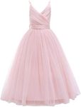 Glamulice Pink Girls Lace Bridesmai