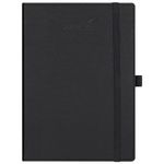 BEZEND Agenda 2024 2025, 18 Months (July24-Dec25) [Black] 18 months 5.8" x 8.5", Academic Year Planner, Daily Weekly and Monthly Calendar with Pen Holder, Vegan Leather Hard Cover