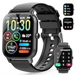 Ddidbi Smart Watch for Men Women(Answer/Make Calls), 1.85" HD Touch Screen Fitness Watch with Sleep Heart Rate Monitor, 112 Sports Modes, IP68 Waterproof Activity Trackers Compatible with Android iOS