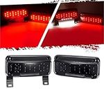 Partsam Red Led Low Profile Combina