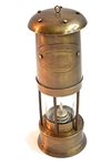 Vintage-Style Brass Oil Lantern, 7 Inche Miner Ship Lamp, Table Lantern