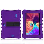 7 Inch Kids Tablet Cases Shockproof Silicone Cover for Dragon Touch Y88X Plus Y88X Pro/Haehne/YUNTAB Q88/ZONKO/Tagital T7K/Contixo/iRULU X37/SIXGO/INONI/LAMZIEN/Dasuy/CARRVAS Kids Tablet (Purple)
