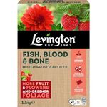 AMK® Levington Fish Blood & Bone Multi Purpose Plant Feed Food Fertiliser Pellets 1.5kg Organic Fertilizer