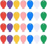 28 Pcs Colorful Balloon Weights, Plastic Helium Balloon Weights, Reusable Balloon Shaped Weights Pendants for Helium Balloons, Parties, Celebrations Decoration - 7 Colors