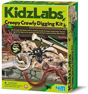 4M KidzLabs Creepy Crawly Digging Kit, Multicolor