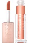 Maybelline New York Lifter Gloss, Plumping & Hydrating Lip Gloss with Hyaluronic Acid, 5.4 ml, Shade: 007, Amber