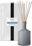 LAFCO New York Signature Reed Diffuser, Sea & Dune - 15 oz - Up to 9 Months Fragrance Life - Reusable, Hand Blown Glass Vessel - Natural Wood Reeds - Made in the USA