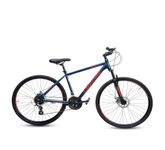 CRADIAC - Spark 7 Speed Hybrid Cycle | 700C T Bike with 18.5 Inch Hi-Tensile Steel Frame | Front Suspension & Jak Dual Disc Brakes | Unisex | Ideal for 5.8 FT+