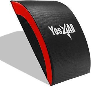 Yes4All Ab Mat for Sit Up, Ergonomic Foldable Abdominal & Core Trainer Mat, Supportive Crunch Roller Workout Mat