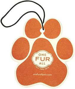 One Fur All Pet House Air Freshener - Mandarin Sage Pack of 4 - Non-toxic, Pet-Friendly for Small Spaces & Car - Hanging Odor Eliminating