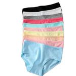 Women's Candy (Pop) Color Brief/ 100% Super Soft Cotton Hipster Ladies Plain Bright Panty/Innerwear Inner Elastic Underwear Combo(Pack of 1,2,3,4,5,6) (Colour May Very) (in, Alpha, M, Pack - 6)