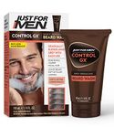 Just For Men Control Gx Grey Reducing Beard Shampoo for Mustache & Beard, 4 Ounce