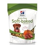 Hills Grain Free Soft-Baked Naturals Dog Treats, with Duck & Pumpkin, 8 oz bag