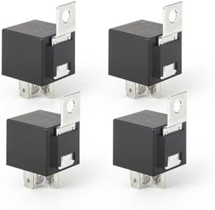 ENA 4 Pack 5 Pin 40AMP 12V DC SPDT Universal Multi-Purpose Relay 584416 586224 18-5705 Power Trim and Tilt Relay Compatible with Johnson Evinrude Outboard Marine Corp OMC
