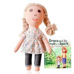 Elly & Grace Bible Stories for Kids, So Loved Collection: Book and Doll Set Teaching Christian Toddlers Faith Lessons, Great Baby Baptism Gifts for Girls (Grace)