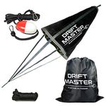 Mythik Lures & Outdoors - Complete Drift Sock KIT: Drift and Trolling Sock Bag (33-inch) + Floating Anchor Harness + Free Collapsing Cord - for Your Boat Kayak or Canoe. Use On Lake River or Ocean